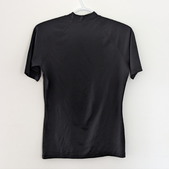 #20 - ROXY Whole Hearted Rashguard Women's Black - Picture 3 of 4